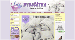 Desktop Screenshot of dvojcatka.cz