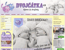 Tablet Screenshot of dvojcatka.cz